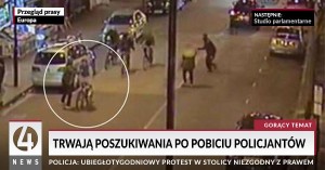 Pobił grupę policjantów i zbiegł. Trwają poszukiwania