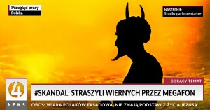 Włamał się do kościoła, straszył wiernych przez megafon końcem świata